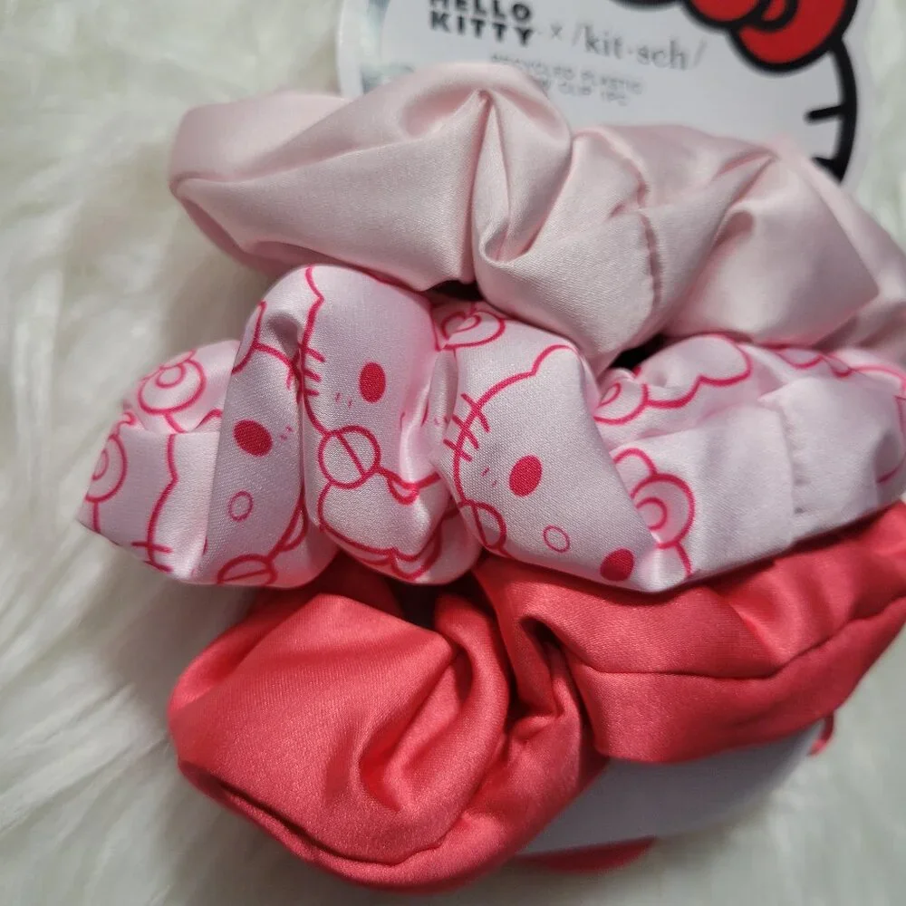 Hello Kitty x Kitsch Scrunchie Set